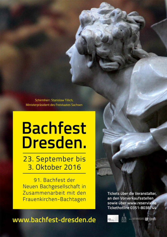 Plakat zum Bachfest