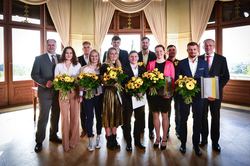 Verleihung des Sport- und Förderpreis 2018, Gruppenbild