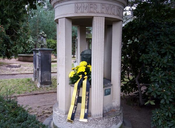 Grab von Victor von Wilsdorf auf dem Urnenhain Tolkewitz
