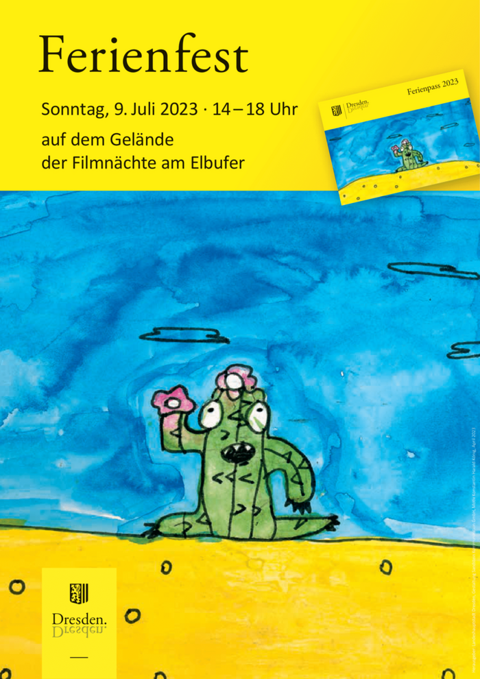 Plakatmotiv zum Ferienpass 2023