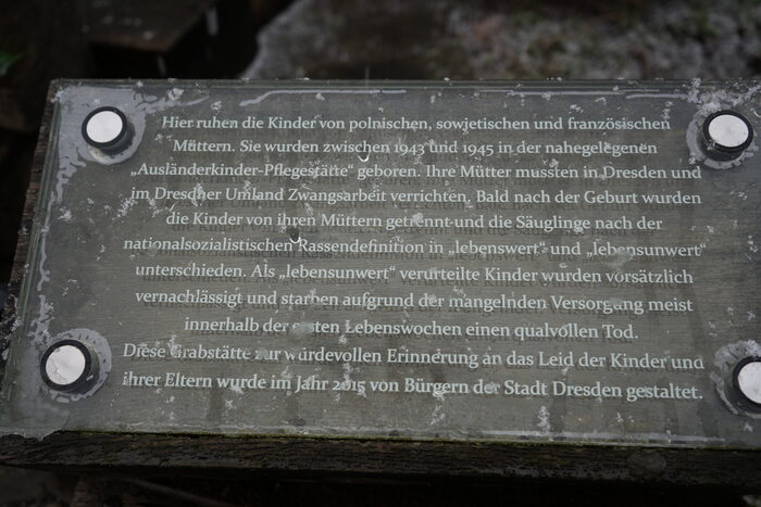 Gedenksplitter Kindergrabanlage St.-Pauli-Friedhof