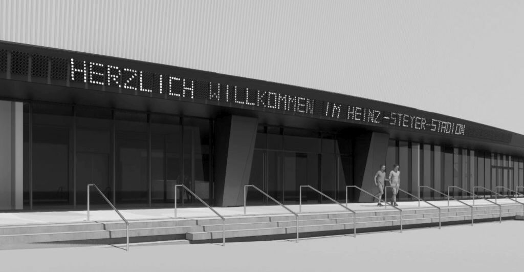 1024_Heinz-Steyer-Stadion Eingang-Schriftzug_Visualisierung ARGE Zech Sports GmbH-Phase 10, OundM Architekten GmbH BDA.jpg