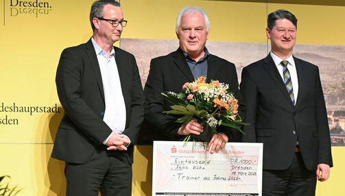 Jens Kühn wurde von der Fachjury zum Trainer des Jahres gewählt. Er ist maßgeblich am Kanu-Erfolg in der Landeshauptstadt Dresden beteiligt.