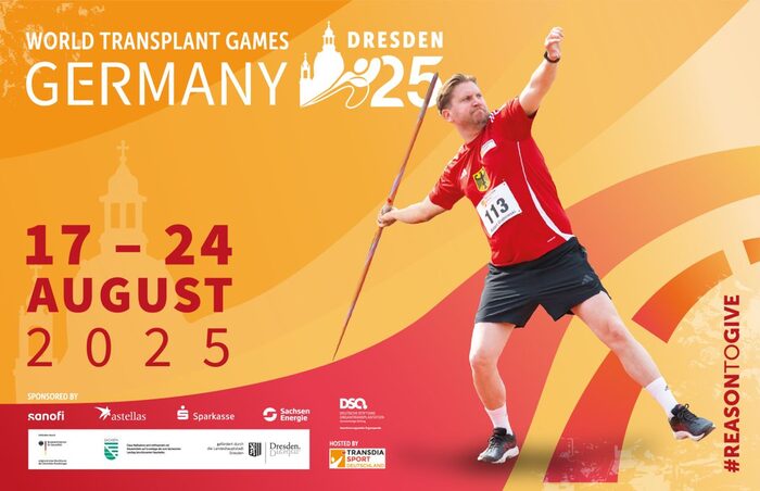 Athlet Robert Grabowski kommt zu den World Transplant Games