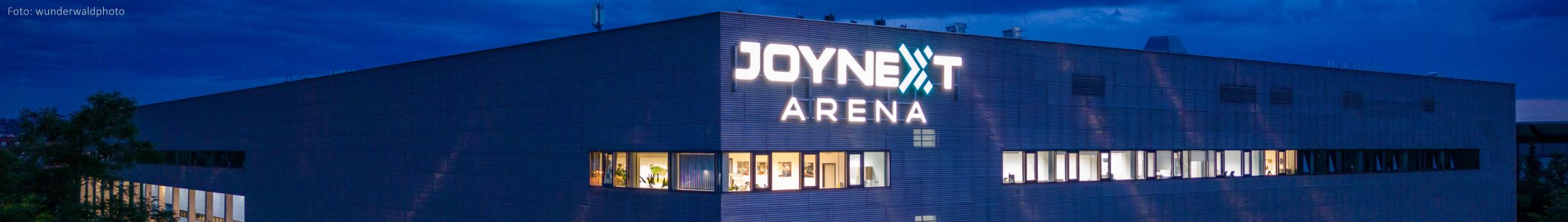 Außenansicht JOYNEXT Arena