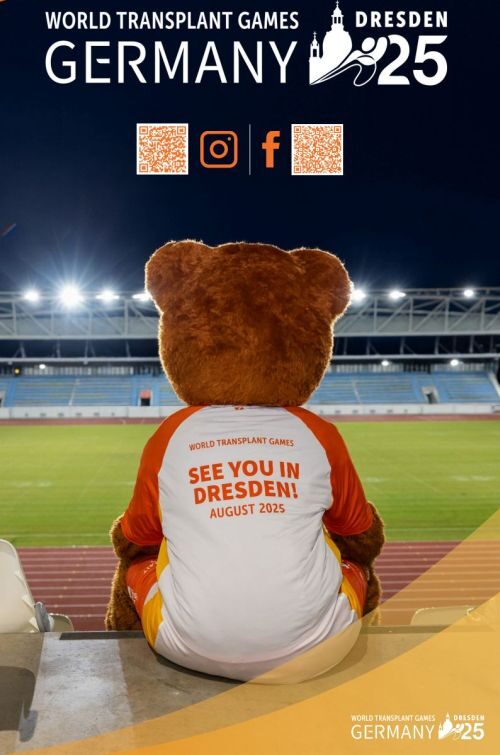 Maskottchen im Heinz-Steyer-Stadion