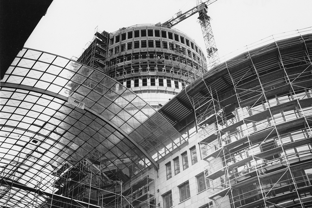 Aufbau des World Trade Centers, 1994