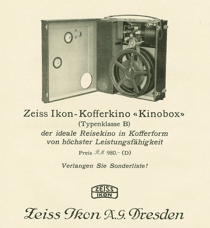 Werbeprospekt der Zeiss Ikon A.G. Dresden, 1929