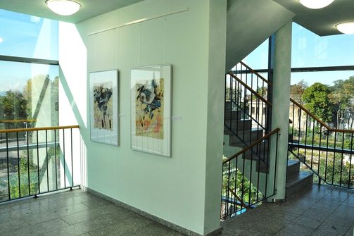 Ausstellung im Treppenhaus