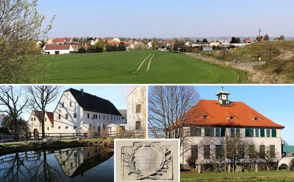 Collage des Ortsteils Brabschütz