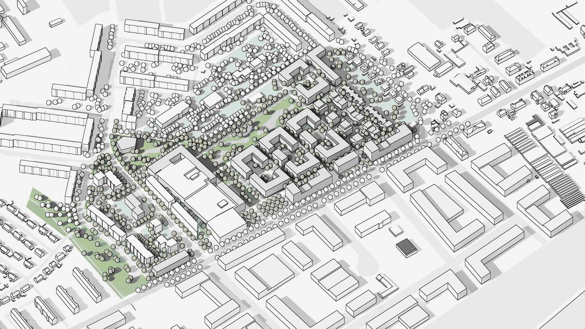 Perspektive für das neue Otto-Dix-Quartier in Strehlen