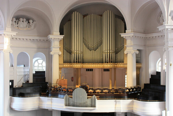 Ansicht der restaurierten Orgel