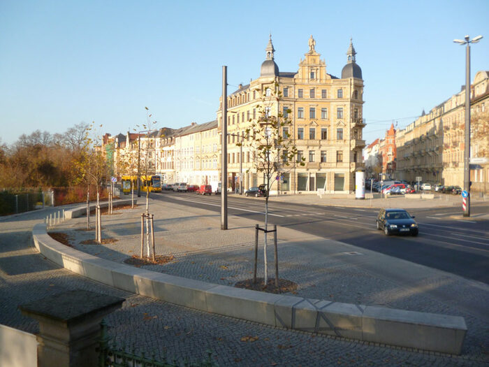 Stadtteileingang Pieschen (Puschkinplatz - Leipziger Straße)