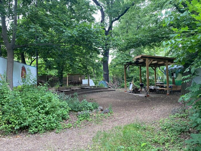 Garten der "Villa Akazienhof" in Altgruna