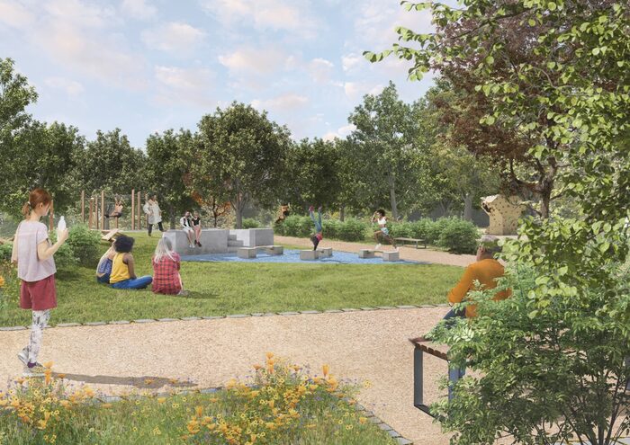 Visualisierung Sport- und Freizeitfläche Dürerstraße