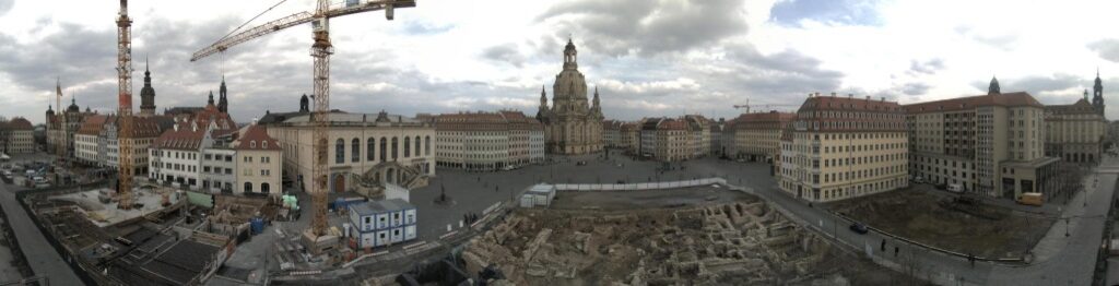 Panoramablick zum Neumarkt am 16.03.2015