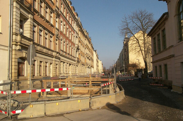grundhafter Um- und Ausbau Moritzburger Straße