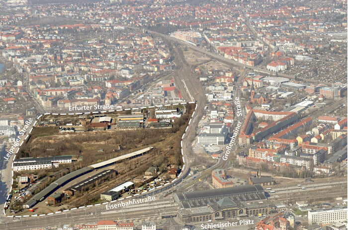 Übersichtsplan "Alter Leipziger Bahnhof"