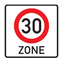 In Tempo 30-Zonen dürfen Fahrzeugführer nicht schneller als 30 km/h fahren.