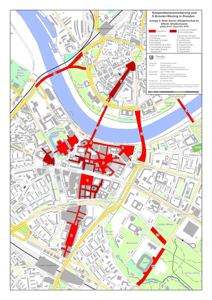 Rote Zonen (Abstellverbot im öffentlichen Straßenraum)