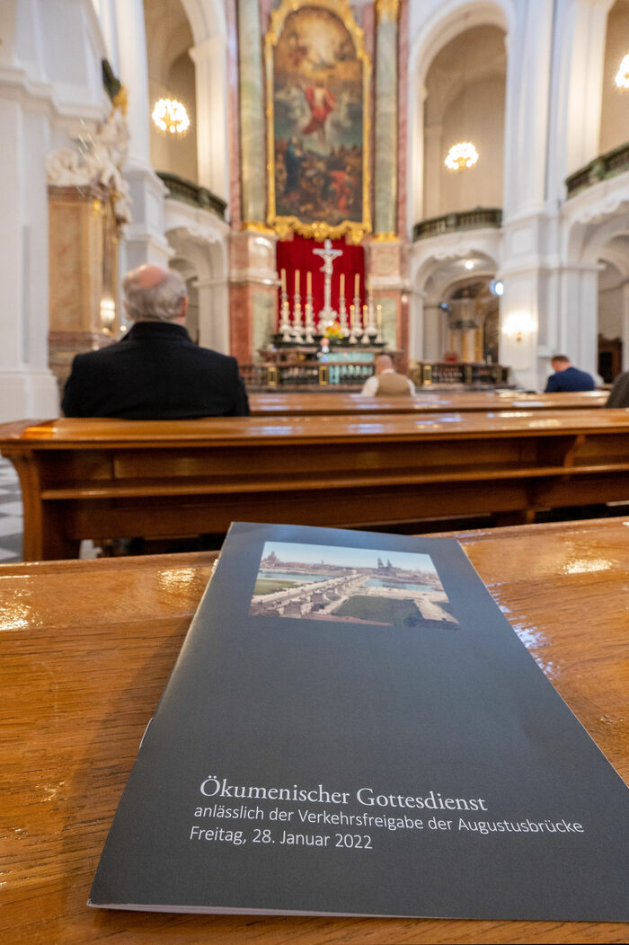 Foto vom Programmheft des Ökumenischen Gottesdienstes