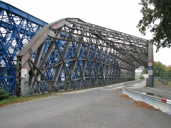 Hafenbrücke vor der Saninierung