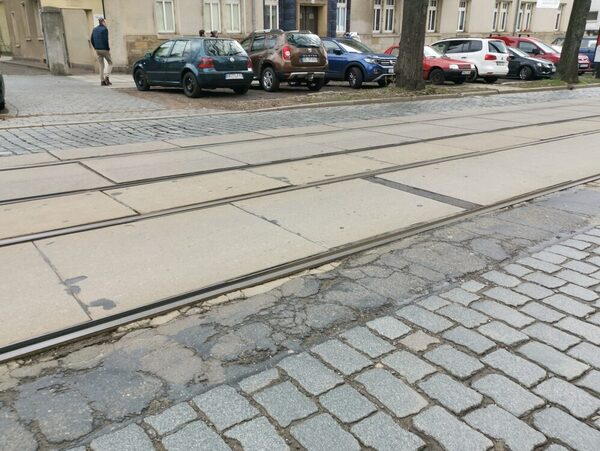 Straßenzustand Königsbrücker Straße