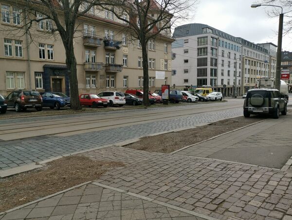 Straßenzustand Königsbrücker Straße