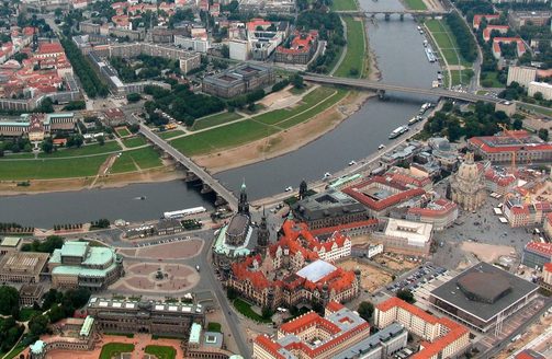 Luftaufnahme Dresden Zentrum