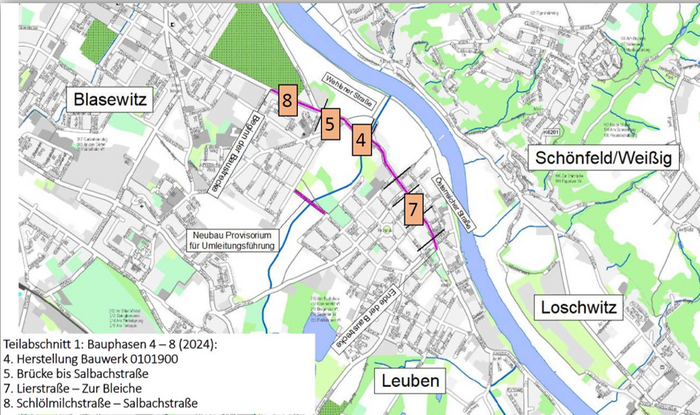 Wehlener Straße/Alttolkewitz/Österreicher Straße Zentrale Projekte