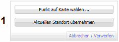 Startpunkt auf Karte w&auml;hlen