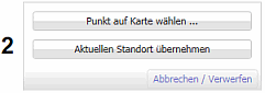Zielpunkt auf Karte w&auml;hlen