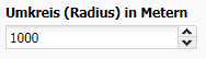 Umkreissuche Radius