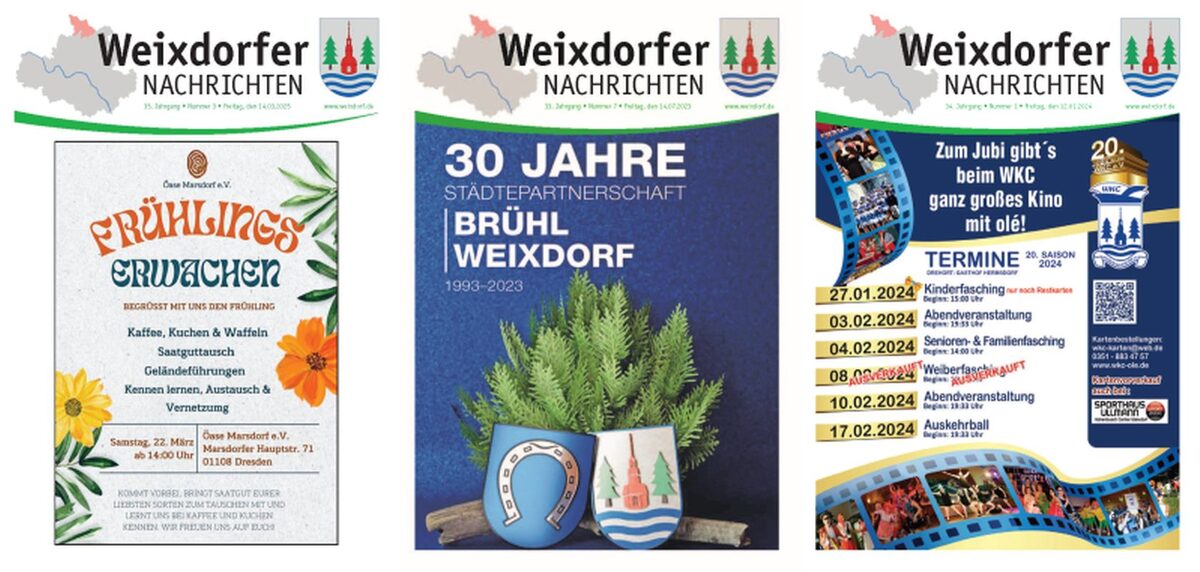 Weixdorfer Nachrichten - Archiv