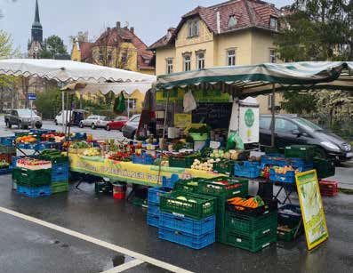 Wochenmarkt auf der Stralsunder Straße