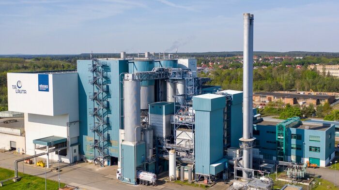 A test plant with membrane technology for the separation of CO2 is to be operated, among other things, from a partial waste gas stream from this waste incineration plant in Lauta.