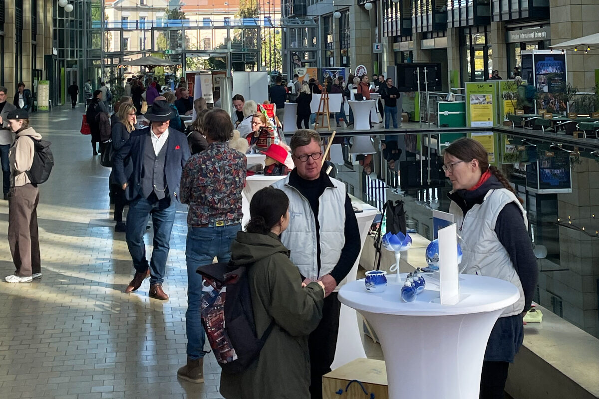 Teilnehmer an der Dresdner Jobbörse Weihnachtsmarkthändler