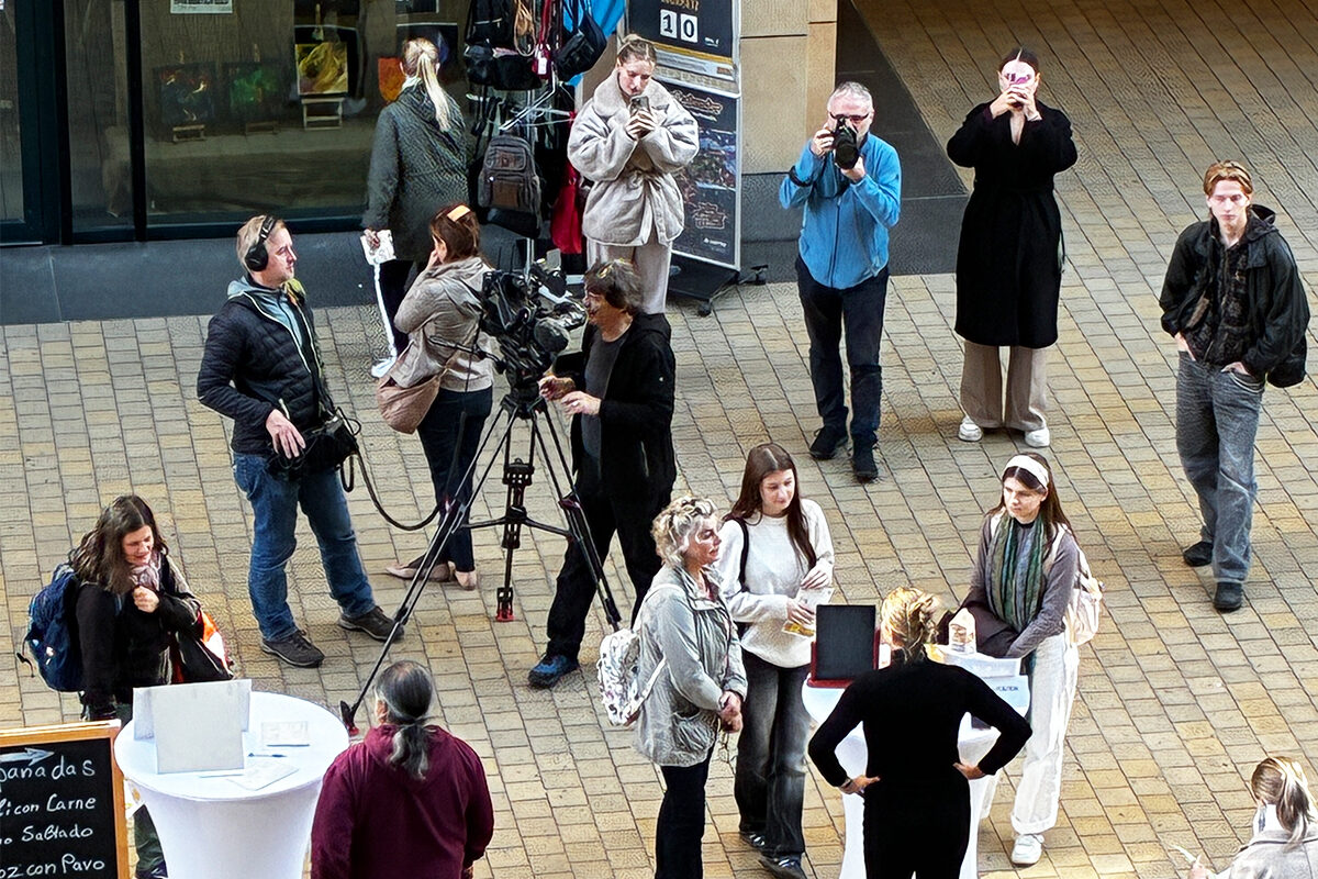 Teilnehmer an der Dresdner Jobbörse Weihnachtsmarkthändler