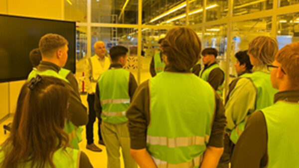 Gruppenfotos von Auszubildenden