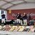 Dresdner Herbstmarkt: Tschechische Liveband bei ihrem Auftritt auf der Marktbühne
