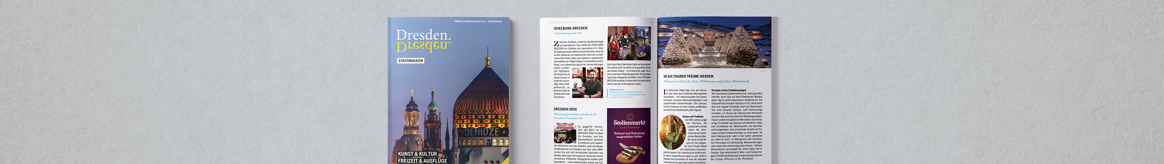 Titelbild des aktuellen Stadtmagazins