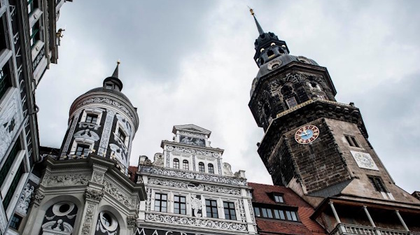 Dresden zwischen Himmel und Erde