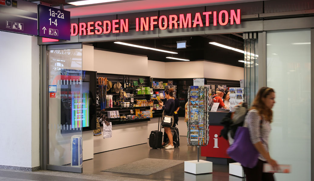 Dresden Information Hauptbahnhof Eingang
