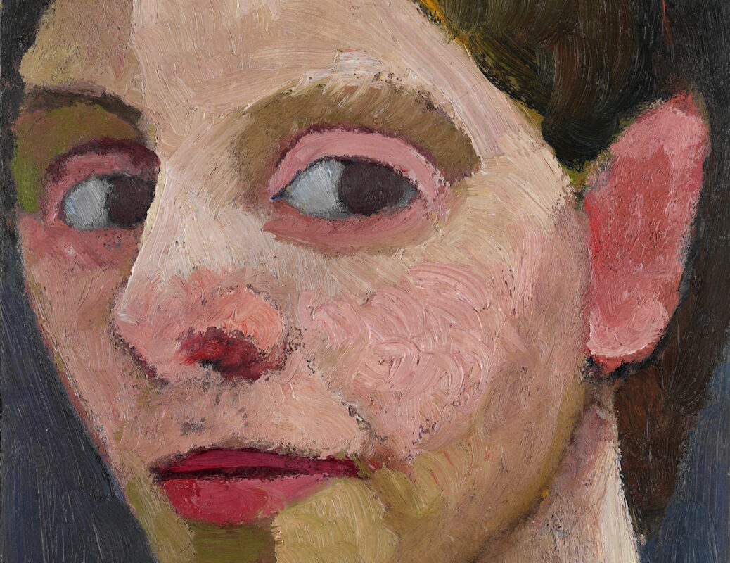 Paula Modersohn-Becker, Selbstbildnis mit Hand am Kinn, Hannover Landesmuseum