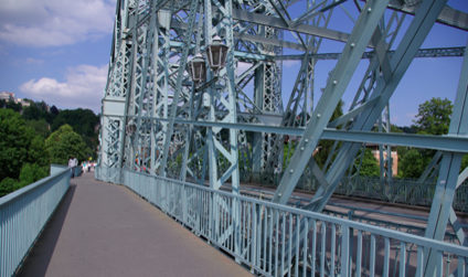 Brücke Blaues Wunder, Detail