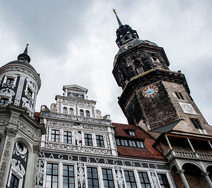 Dresden zwischen Himmel und Erde